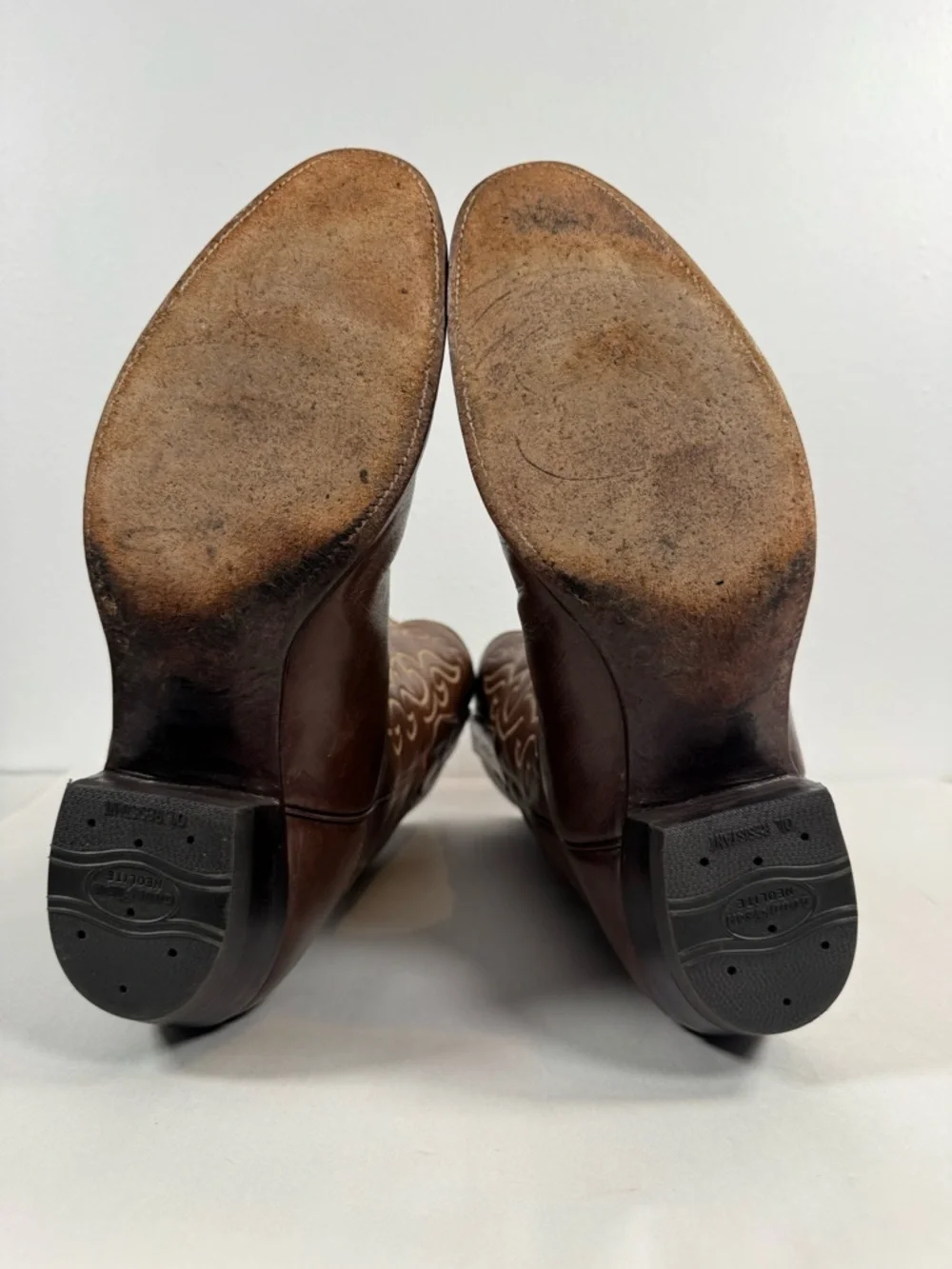 Lucchese San Antonio Men’s Vintage Cowboy Boots Size 10.5 D #6472 Made In USA - Picture 13 of 16